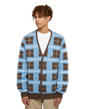 Charger l'image dans la galerie, DICKIES CARDIGAN CARREAUX Marron Vert amande
