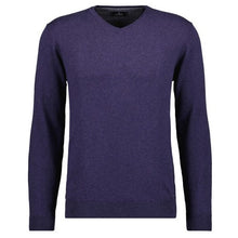 Charger l'image dans la galerie, RAGMAN PULL COTON CASHMERE COL V Violet