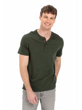 Charger l'image dans la galerie, CAMEL ACTIVE TEE SHIRT BOUTON Kaki