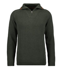 Charger l'image dans la galerie, RAGMAN PULL COTON COL ZIP Kaki