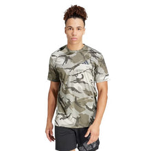 Charger l'image dans la galerie, ADIDAS TEE SHIRT TRAINING CAMO GRANDE LONGUEUR Kaki