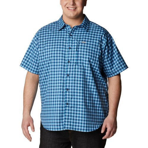 COLUMBIA CHEMISE CARREAUX Bleu GRANDE TAILLE – De Long En Large