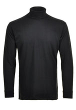 Charger l'image dans la galerie, RAGMAN COL ROULE GRANDE LONGUEUR COTON Noir