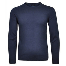 Charger l'image dans la galerie, RAGMAN PULL COTON CASHMERE COL ROND Marine