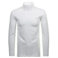 Charger l'image dans la galerie, RAGMAN COL ROULE GRANDE LONGUEUR COTON Blanc