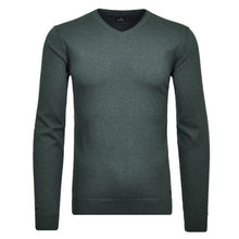 Charger l'image dans la galerie, RAGMAN PULL COTON CASHMERE COL V Kaki