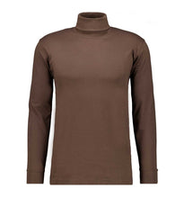 Charger l'image dans la galerie, RAGMAN COL ROULE COTON GRANDE LONGUEUR Marron
