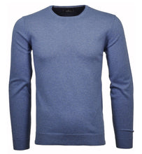 Charger l'image dans la galerie, RAGMAN PULL COTON CASHMERE COL ROND Bleu