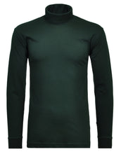 Charger l'image dans la galerie, RAGMAN COL ROULE GRANDE LONGUEUR COTON Vert sapin