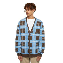Charger l'image dans la galerie, DICKIES CARDIGAN CARREAUX Marron Vert amande
