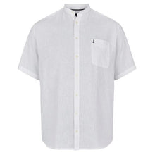 Charger l'image dans la galerie, ALL SIZE CHEMISE LIN COL MAO Blanc