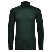 Charger l'image dans la galerie, RAGMAN COL ROULE GRANDE LONGUEUR COTON Vert sapin