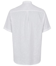 Charger l'image dans la galerie, ALL SIZE CHEMISE LIN COL MAO Blanc