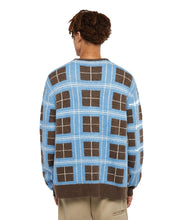 Charger l'image dans la galerie, DICKIES CARDIGAN CARREAUX Marron Vert amande