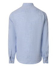 Charger l'image dans la galerie, CASA MODA CHEMISE LIN ML COL MAO Bleu ciel