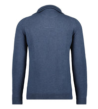 Charger l'image dans la galerie, RAGMAN PULL COTON COL ZIP Bleu