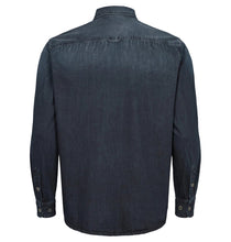 Charger l'image dans la galerie, ALL SIZE CHEMISE JEANS Bleu Foncé SPECIAL GRANDE LONGUEUR