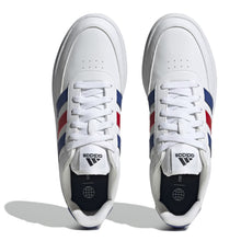 Charger l'image dans la galerie, ADIDAS BREAKNET 2.0 Blanc rayé bleu rouge