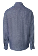 Charger l'image dans la galerie, CASA MODA CHEMISE LIN ML Bleu chiné