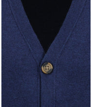 Charger l'image dans la galerie, RAGMAN GILET COTON CASHMERE SANS MANCHES Marine