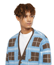 Charger l'image dans la galerie, DICKIES CARDIGAN CARREAUX Marron Vert amande