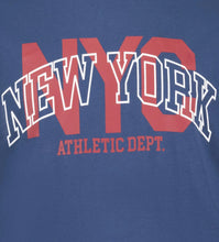 Charger l'image dans la galerie, ADAMO TEE SHIRT NEW YORK Bleu jeans