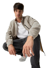 Charger l'image dans la galerie, CAMEL ACTIVE VESTE SWEAT doublée polaire Beige