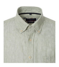 Charger l'image dans la galerie, CASA MODA CHEMISE LIN Vert