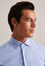 Charger l'image dans la galerie, SEIDENSTICKER CHEMISE imprimé Bleu ciel