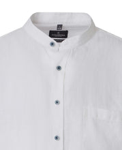 Charger l'image dans la galerie, CASA MODA CHEMISE LIN ML COL MAO Blanc