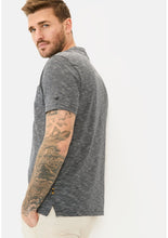 Charger l'image dans la galerie, CAMEL ACTIVE TEE SHIRT BOUTONS RAYE Marine