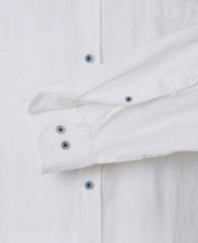 Charger l'image dans la galerie, CASA MODA CHEMISE LIN ML COL MAO Blanc