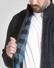 Charger l'image dans la galerie, DUKE GILET TORSADE GRANDE LONGUEUR Marine