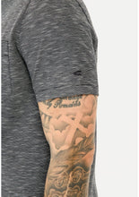Charger l'image dans la galerie, CAMEL ACTIVE TEE SHIRT BOUTONS RAYE Marine