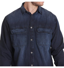 Charger l'image dans la galerie, ALL SIZE CHEMISE JEANS Bleu Foncé SPECIAL GRANDE LONGUEUR