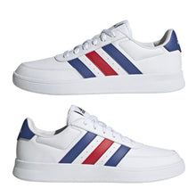 Charger l'image dans la galerie, ADIDAS BREAKNET 2.0 Blanc rayé bleu rouge