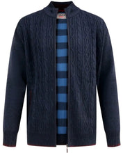 Charger l'image dans la galerie, DUKE GILET TORSADE GRANDE LONGUEUR Marine