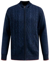 Charger l'image dans la galerie, DUKE GILET TORSADE GRANDE LONGUEUR Marine