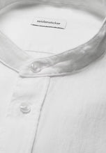 Charger l'image dans la galerie, SEIDENSTICKER CHEMISE LIN COL MAO Blanc