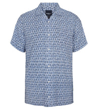 Charger l'image dans la galerie, ALL SIZE GRANDE LONGUEUR CHEMISE FLEURS Bleu