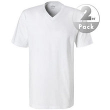 Charger l'image dans la galerie, RAGMAN TEE SHIRT COL V LOTX2 GRANDE LONGUEUR Blanc