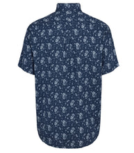Charger l'image dans la galerie, ALL SIZE GRANDE LONGUEUR CHEMISE FLEURS Marine