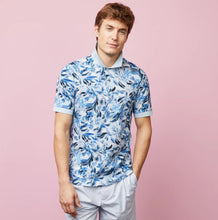 Charger l'image dans la galerie, EDEN PARK POLO FLEURS Bleu