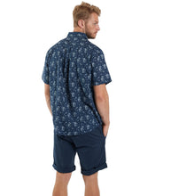 Charger l'image dans la galerie, ALL SIZE GRANDE LONGUEUR CHEMISE FLEURS Marine