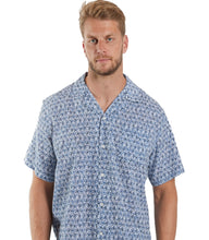 Charger l'image dans la galerie, ALL SIZE GRANDE LONGUEUR CHEMISE FLEURS Bleu