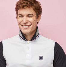 Charger l'image dans la galerie, EDEN PARK POLO Blanc col marine