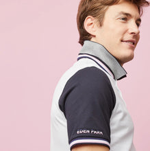 Charger l'image dans la galerie, EDEN PARK POLO Blanc col marine