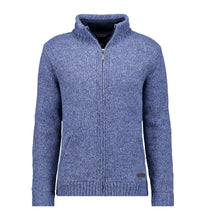 Charger l&#39;image dans la galerie, RAGMAN VESTE GRANDE LONGUEUR  FULL ZIP LAINE doublée POLAIRE Bleu

