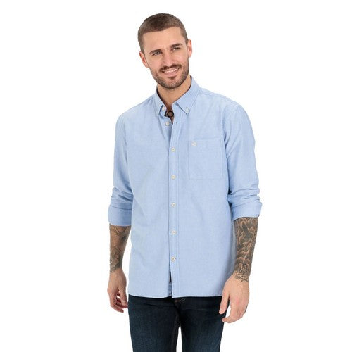 CAMEL ACTIVE CHEMISE OXFORD Bleu ciel