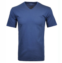 Charger l&#39;image dans la galerie, RAGMAN TEE SHIRT COL V GRANDE LONGUEUR Bleu
